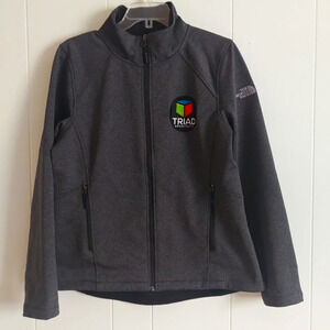 The North Face Windwall womens jacket Large Gray full zip